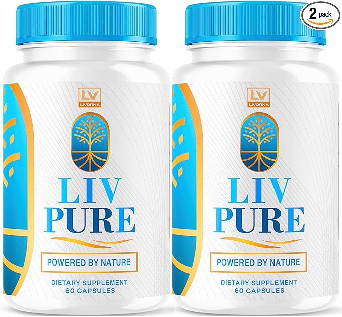 (2 Pack) Liv Pure Liv Pure Reviews Liv Pure Pills Liv Pure Pills Reviews Livpure Pills Livpure Liv Pure Capsules Liver Pills Liv Pure 120 Capsules for 60 Days.