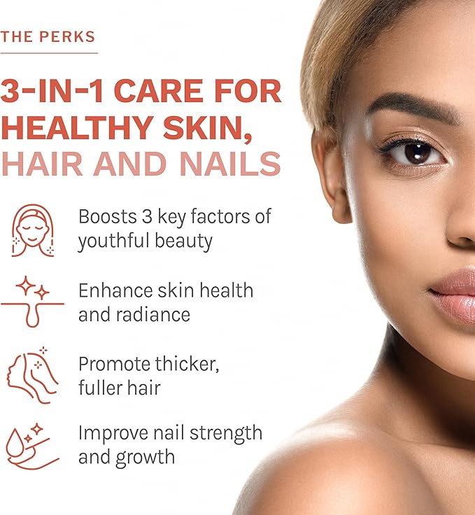 Reserveage Beauty - Tres Beauty 3 - Supplement for Hair Growth Skin Care &amp Nail Care - Collagen Supplement with Keratin &amp Biotin - Gluten Free - 90 Capsules (30 Servings)