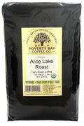 Alice Lake Organic Dark Roast Ground Coffee Beans - Freshly Roasted by Poverty Bay Coffee Company 2lb Bag