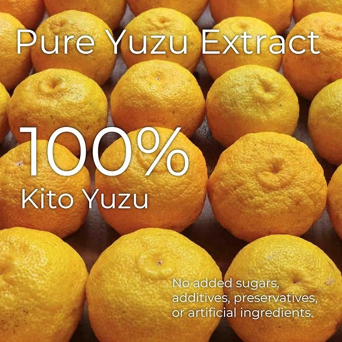 Kawashimaya Organic Yuzu Juice 8.4 fl oz (250ml) - Hand-Squeezed 100% Kito Yuzu Citrus Essence No Additives or Preservatives Made in Japan