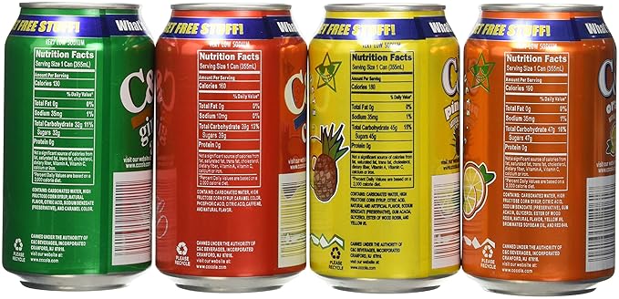 C&ampC Tropical Variety Soft Drink 24 Count 12 Ounce