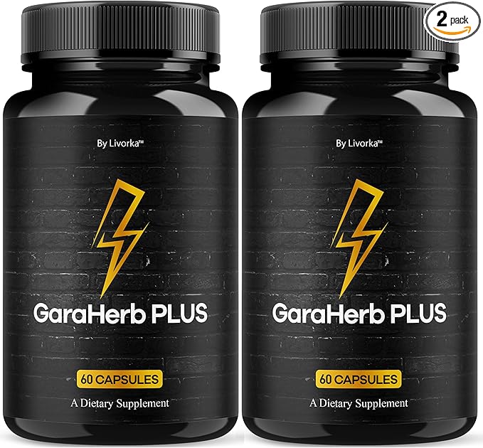 (2 Pack) GaraHerb Plus Capsules - Official Pills Advanced Supplement Support - Maximum Strength Natural Gara Herb Plus for Overall Health &amp Wellness Reviews 120 Capsules for 2 Months