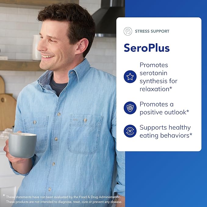 Pure Encapsulations SeroPlus | Hypoallergenic Serotonin Support to Support Moderate Occasional Stress | 120 Capsules