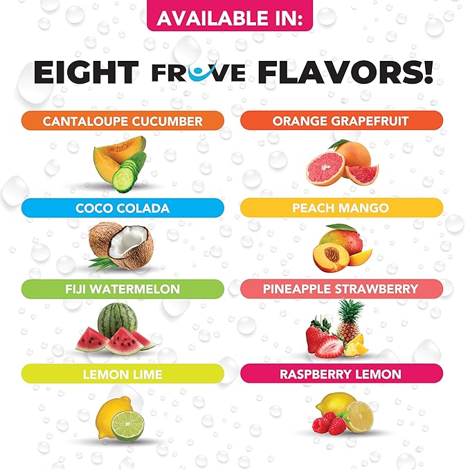 FrUve Super Water | Raspberry Lemon Flavor | 12 16oz Cans | Healthy Drink | Zero Sugar | Low Calorie Drink | Powerful Antioxidants | Boosts Immune System | NON-GMO | The Super Health Drink