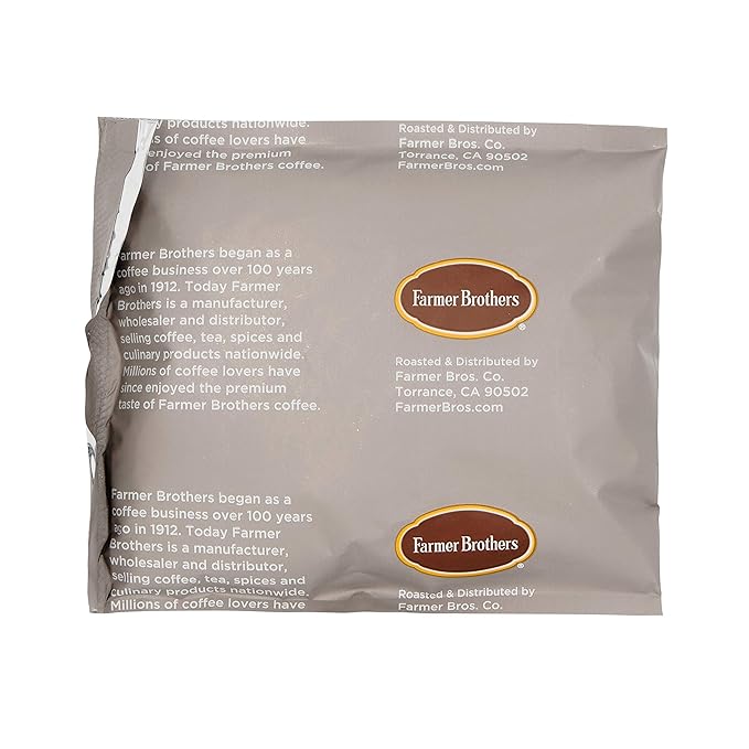 Farmer Brothers Coffee - Ground Medium Roast 100% Colombian Decaf 2 Oz Portion Packs (Bulk 40 Pack - $1.45 cost per pack)