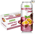 AZRA 100% Passion Fruit Juice 500 ml Can (Pack of 12) – Real Fruit Beverages with No Added Sugar – Healthy Drinks and Fresh Juice – Natural Passion Healthy Drink – 16.9 fl oz Cans