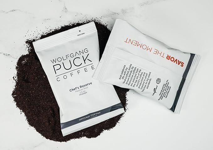 Wolfgang Puck Coffee Chef's Reserve 2.5 Ounce Portion Packs 18 Count