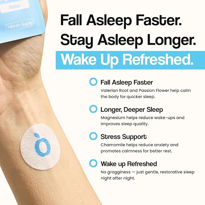 Day-to-Night Glow Patch Trio – Collagen Glow Sleep &amp NAD+ Patch | Skin-Friendly Water-Resistant Daily Wellness &amp Beauty Support