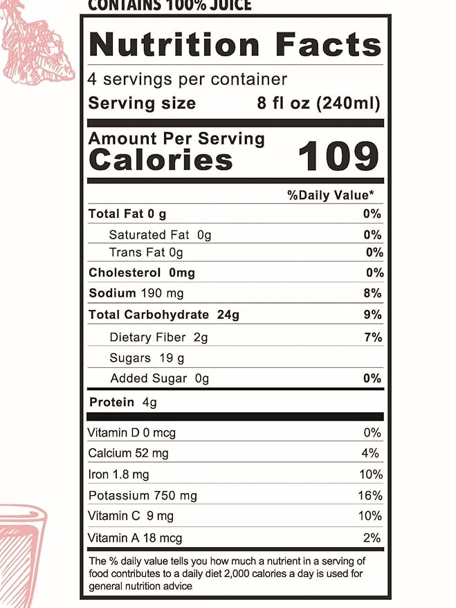 Anna and Sarah 33.8 Oz Organic Red Beet Juice - Glass Bottle (6 Pack) No Sugar Added No Artificial Colors No Preservatives No Flavors AddedNOT from Concentrate