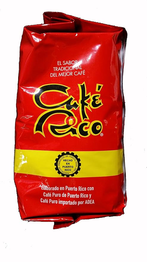 Cafe Rico Puerto Rican Ground Coffee 8 Bags of 14oz each (8 Pack)