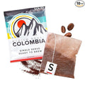Colombia Medium Roast Coffee Tea Bags Single Serve Coffee in Tea Bags for On-the-Go Brew Cold Brew Bags Alternative to Instant Coffee Packets Single Origin Box of 10 - SOLID Coffee Roaster’s