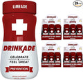 DrinkAde Prevention – Daily Wellness &amp Immunity Support Hydration Drink with Electrolytes B Vitamins &amp Green Tea Extract – Sugar Free 5 Calories Vegan Non-GMO (24 Pack)