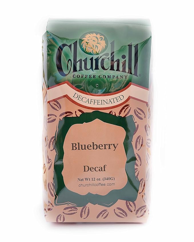 Churchill Coffee Blueberry 12 oz - Ground (Decaf)