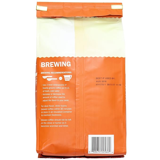 Hazelnut Ground Coffee | 100% Arabica Medium Dark Roast Low Acidity | 2 Pounds (32 Oz) | Pleasing Aroma &amp Creamy Finish - Perfect Morning Cup of Joe (Hazelnut)