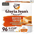 Gloria Jean's Coffees Butter Toffee Single-Serve Keurig K-Cup Pods Flavored Medium Roast Coffee 96 Count