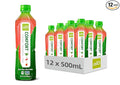ALO Aloe Vera Juice Drink | COMFORT - Watermelon + Peach | 16.9 fl oz Pack of 12 |Plant-Based Drink with Real Aloe Pulp