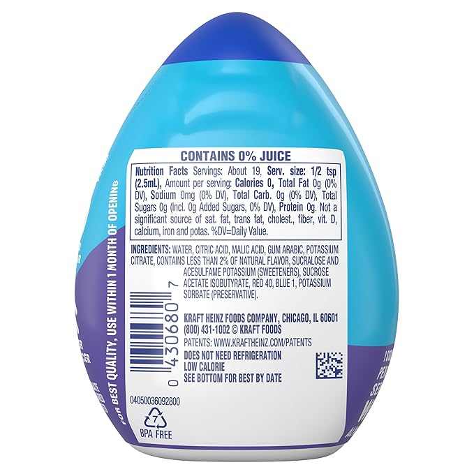 Mio Berry Pomegranate Liquid Water Enhancer SugarFree &amp Refreshing 1.62 oz. Each (Pack of 5)