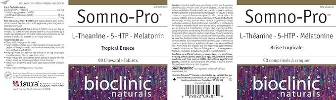Somno Pro Tropical Breeze 90 Chewable Tablets