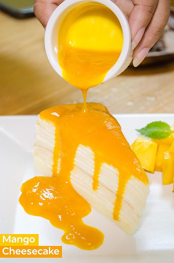 Jungle Pulp Mango Puree Costa Rica Blend for Cocktails Baking and Desserts -Never canned - Mix or pour into Smoothies Daiquiri Margaritas Ice Tea and Cakes- 1 Liter
