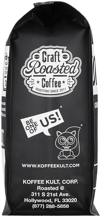 Koffee Kult Koffee Kult Medium Roast Smooth and Flavorful Ground Coffee - Perfect for a Relaxing Cup Anytime (Medium Roast 32oz)