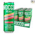 NOCCO BCAA Drink Peachango - 12 Fl Oz (Pack of 12) - 0mg of Caffeine 5000mg of BCAAs – Sugar &amp Caffeine Free Low Calorie Carbonated Drink with Vitamin B6 B12 Biotin - Grab &amp Go Performance