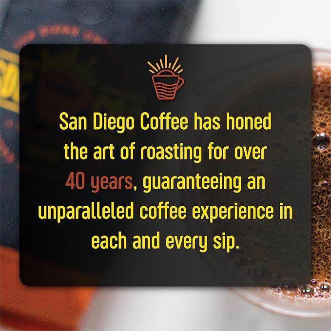 San Diego Coffee Guatemalan Medium Roast Whole Bean Coffee 16-Ounce Bag Café en grano tostado