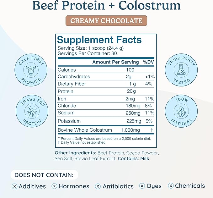 WONDERCOW Collagen Peptides + Grass-Fed Beef Liver Capsules + Beef Protein Isolate with Bovine Colostrum – Non-GMO Wellness Bundle – 3-in-1 Daily Support