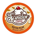 Sundae Ice Cream Flavored Coffee Pods Compatible with 2.0 Keurig K-Cup Brewer (Butter Pecan) 48 Count