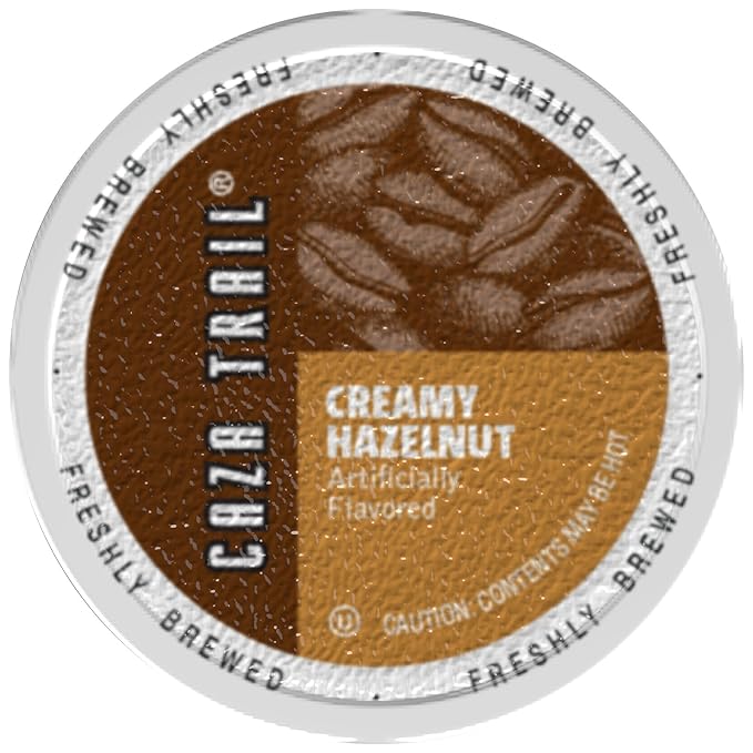 Caza Trail Coffee Creamy Hazelnut 56 Single Serve Cups