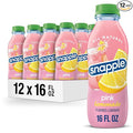 Snapple Pink Lemonade 16 fl oz recycled plastic bottle Pack of 12