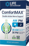 Life Extension ComfortMAX™ honokiol and Pea for Nerve Support &amp discomfort Relief Gluten-Free Non-GMO Vegetarian 60 Tablets