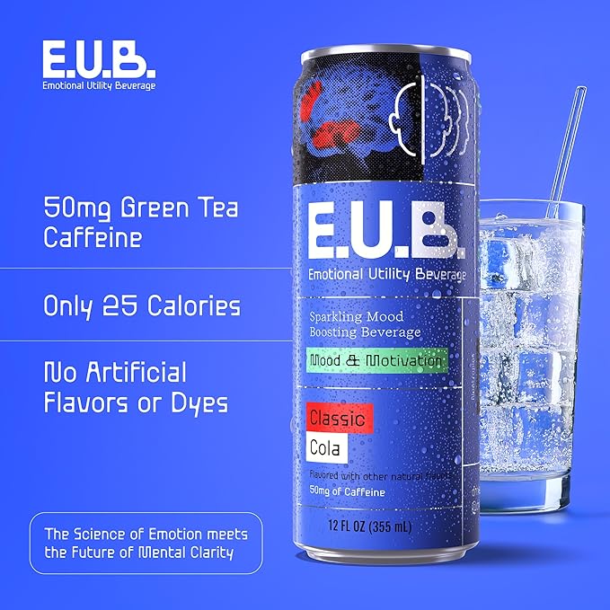 Emotional Utility Beverage Classic Cola 12 fl oz (Pack of 12)