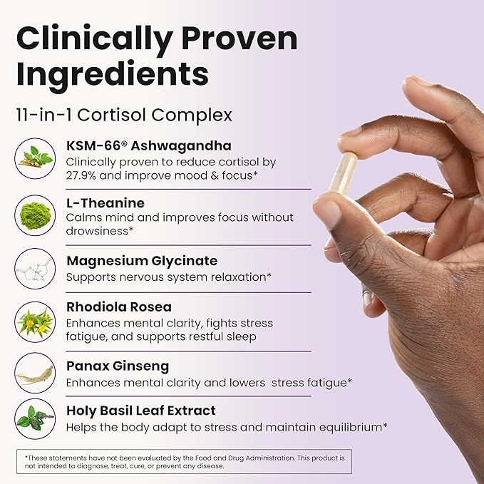 WellPath Renew Multi Collagen Protein Powder for Women and Soothe Cortisol Manager - Cortisol Supplements for Stress Support and Detox