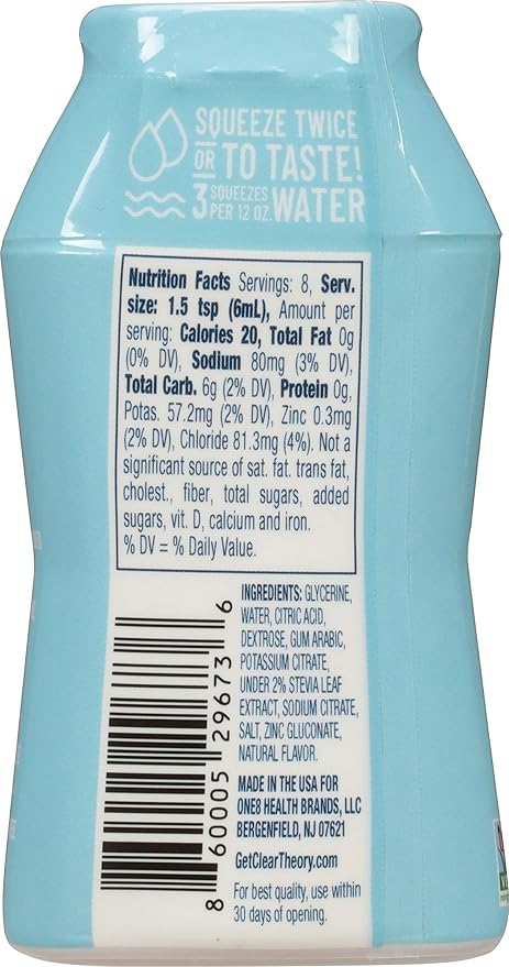 C.lear Theory Blue Raspberry Water Enhancer 1.62FO Pack of 12
