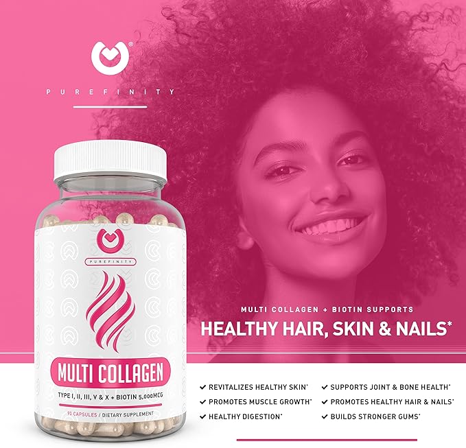 PUREFINITY Collagen Capsules + Super Greens Gummies Bundle