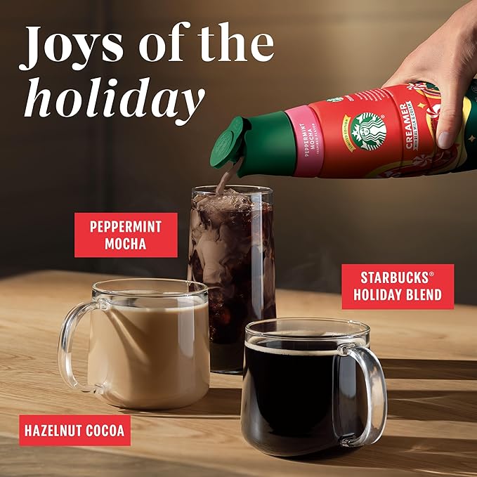Starbucks Ground Coffee Peppermint Mocha Flavored Coffee 100% Arabica Holiday 1 Bag (17 oz)