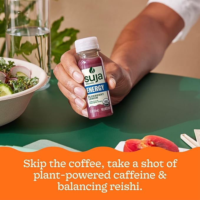 Suja Juice Organic Energy Wellness Shot 2 Ounce (Pack of 10)