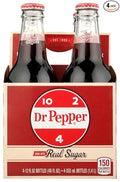 Dr Pepper 4pk 12oz Glass