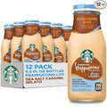 Starbucks Frappuccino Lite Sea Salt Caramel Gelato 9.5 Fl Oz Bottles (Pack of 12)