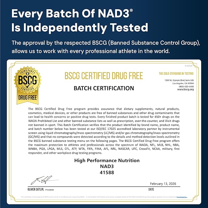 HPN NAD3 Clinical NAD+ Booster Cellular Health &amp Natural Energy - NAD Supplement for Healthy Aging Metabolic Support NRF2 &amp Longevity Nicotinamide Riboside &amp NMN Alternative 120ct 60