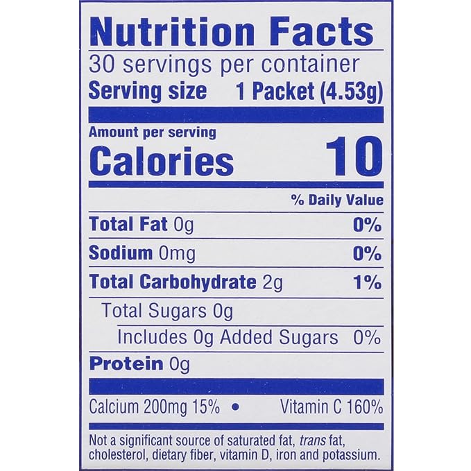 Crystal Light Sugar-Free Orange On-The-Go Powdered Drink Mix 120 Count