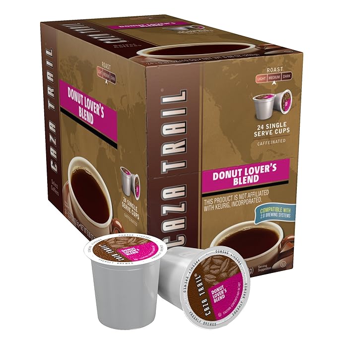 Caza Trail Coffee Donut Lover's Blend 24 Single Serve Cups