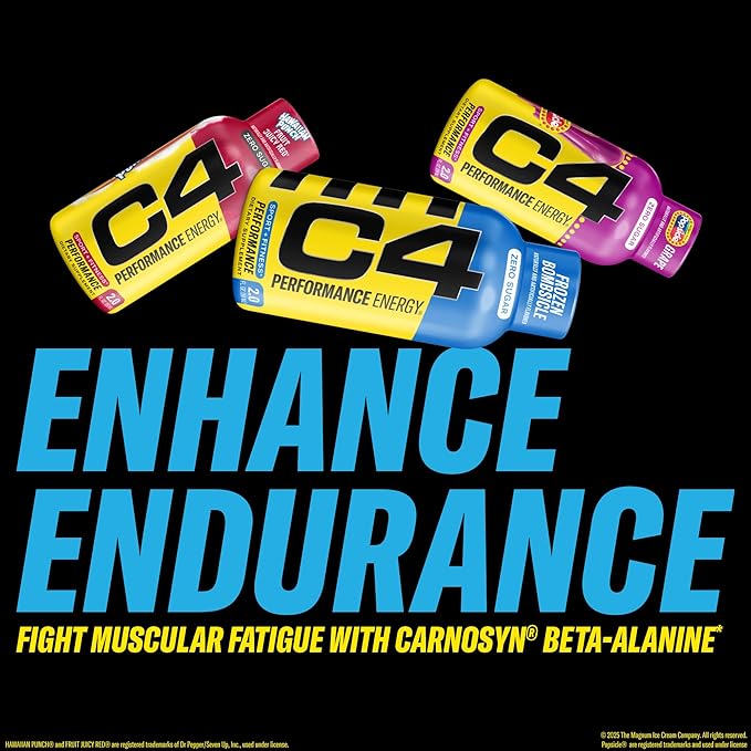 C4 Performance Energy Shot 2oz 12pk - Hawaiian Punch FJR
