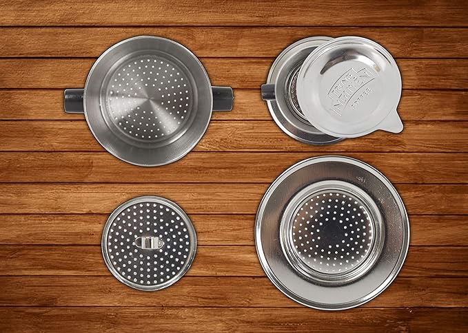 Trung Nguyen - Premium Blend Ground Coffee &amp Vietnamese Coffee Filter Bundle - 2 Items