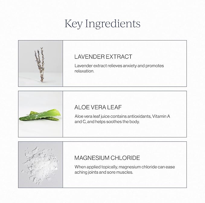 CYMBIOTIKA Topical Magnesium Oil Spray for Body USA Made Supplement for Leg Cramps Muscle Joint Health &amp Sleep Support Includes Magnesium Chloride Lavender Extract Aloe Vera 2pck (6.8 fl o