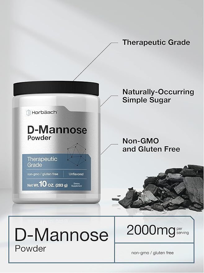 Horbaach D-Mannose Powder | 10 Oz | Supplement for Women and Men | Unflavored | Vegetarian Non-GMO and Gluten Free