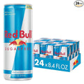 Red Bull Sugar Free Energy Drink 8.4 Fl Oz 24 Cans (6 Packs of 4)