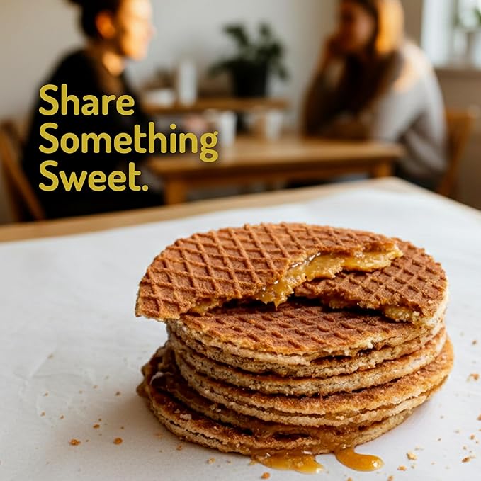 Dutch Waffle Company Cinnamon Stroopwafel Flavored Ground Coffee 12 oz Arabica Coffee with Caramel Brown Sugar &amp Butter Cookie Notes Limited Edition