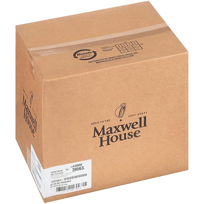Maxwell House Regular Cafe Roast Coffee (12oz Jars Pack of 32)