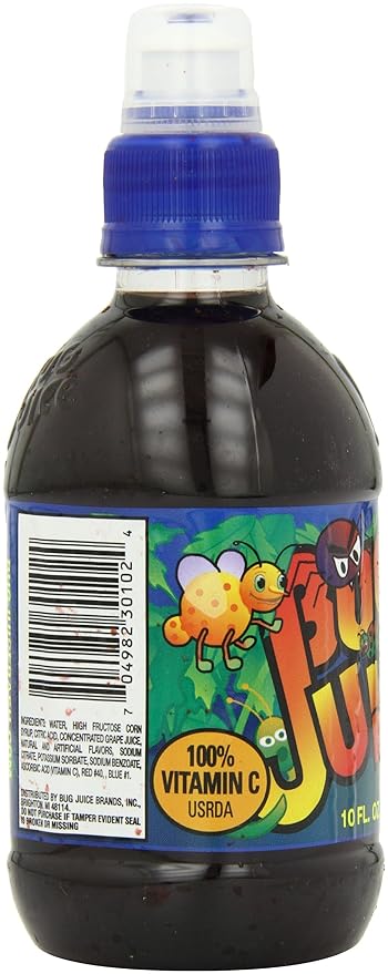 Bug Juice Grapey grape 10 Fl Oz (Pack of 24)